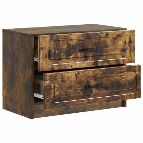  Éjjeliszekrény Füstös Tölgy 62 x 34,5 x 44,5 cm Szerelt Fa