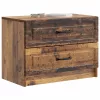  Éjjeliszekrény fiókkal Antik Fa 62 x 34,5 x 44,5 cm Szerelt Fa