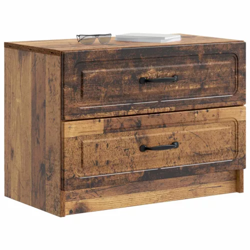  Éjjeliszekrény fiókkal Antik Fa 62 x 34,5 x 44,5 cm Szerelt Fa