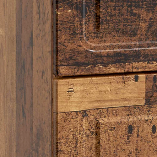  Éjjeliszekrény fiókkal Antik Fa 62 x 34,5 x 44,5 cm Szerelt Fa