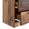  Éjjeliszekrény fiókkal Antik Fa 62 x 34,5 x 44,5 cm Szerelt Fa