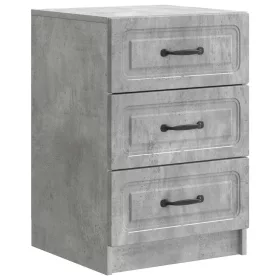    Éjjeliszekrény fiókkal Betonszürke 43 x 41 x 63,5 cm Szerelt Fa