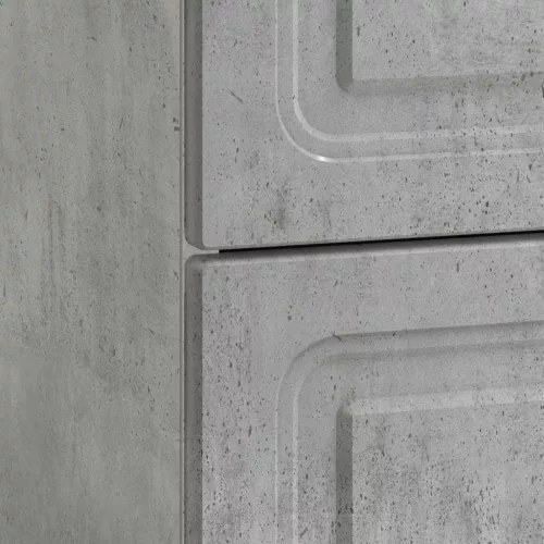  Éjjeliszekrény fiókkal Betonszürke 43 x 41 x 63,5 cm Szerelt Fa