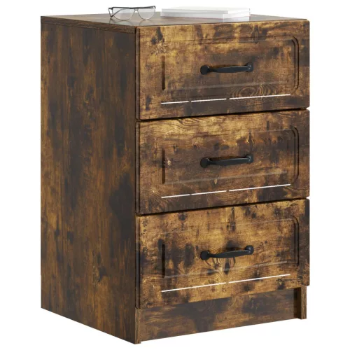  Éjjeliszekrény Füstös Tölgy 43 x 41 x 63,5 cm Szerelt Fa