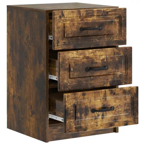  Éjjeliszekrény Füstös Tölgy 43 x 41 x 63,5 cm Szerelt Fa