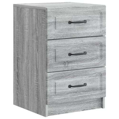 Éjjeliszekrény Szürke Sonoma 43 x 41 x 63,5 cm Szerelt Fa
