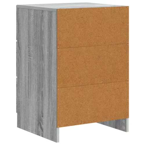  Éjjeliszekrény Szürke Sonoma 43 x 41 x 63,5 cm Szerelt Fa