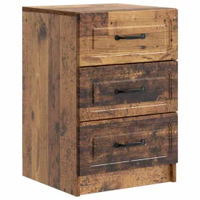    Éjjeliszekrény fiókkal Antik Fa 43 x 41 x 63,5 cm Szerelt Fa