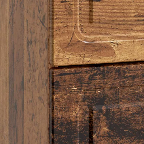  Éjjeliszekrény fiókkal Antik Fa 43 x 41 x 63,5 cm Szerelt Fa