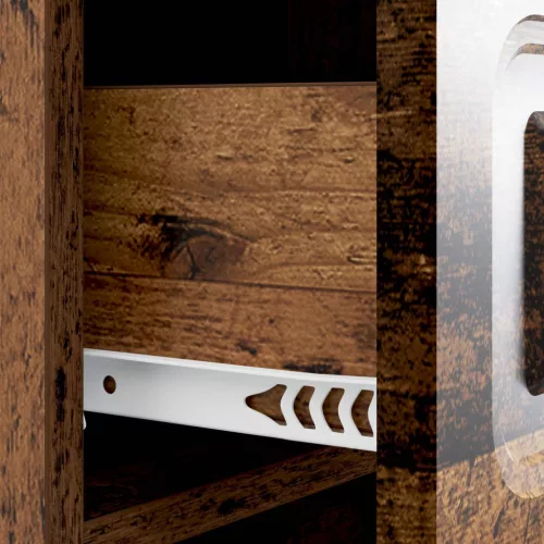  Éjjeliszekrény fiókkal Antik Fa 43 x 41 x 63,5 cm Szerelt Fa