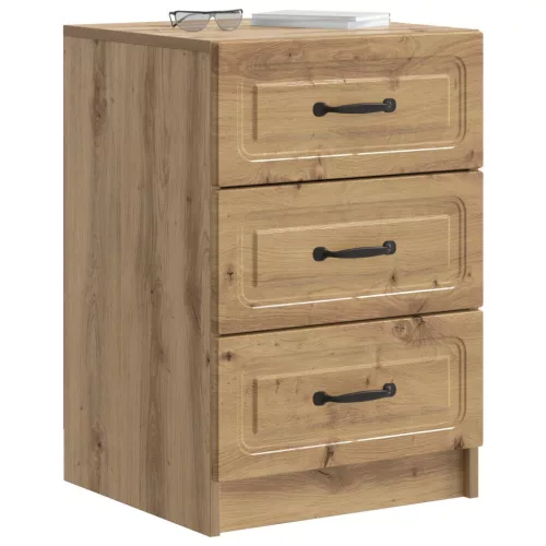  Éjjeliszekrény Kézműves Tölgy 43 x 41 x 63,5 cm Szerelt Fa