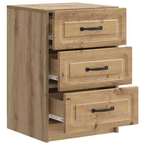  Éjjeliszekrény Kézműves Tölgy 43 x 41 x 63,5 cm Szerelt Fa