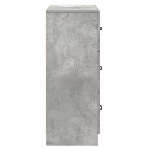  Fiókos szekrény Betonszürke 66 x 34,5 x 87 cm Szerelt Fa