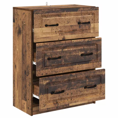  Fiókos szekrény Antik Fa 66 x 34,5 x 87 cm Szerelt Fa