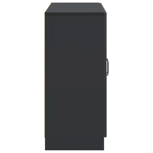  Széf Fekete 89 x 34,5 x 77 cm Szerelt Fa