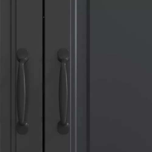  Széf Fekete 89 x 34,5 x 77 cm Szerelt Fa