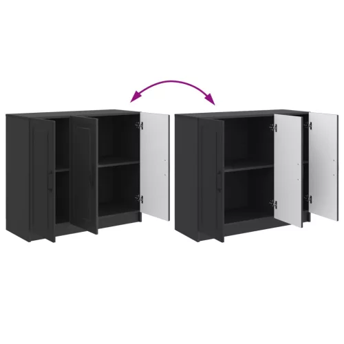  Széf Fekete 89 x 34,5 x 77 cm Szerelt Fa