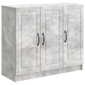  Széf Betonszürke 89 x 34,5 x 77 cm Szerelt Fa