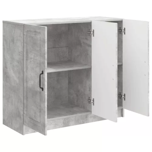  Széf Betonszürke 89 x 34,5 x 77 cm Szerelt Fa