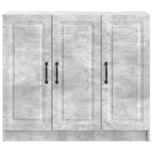  Széf Betonszürke 89 x 34,5 x 77 cm Szerelt Fa