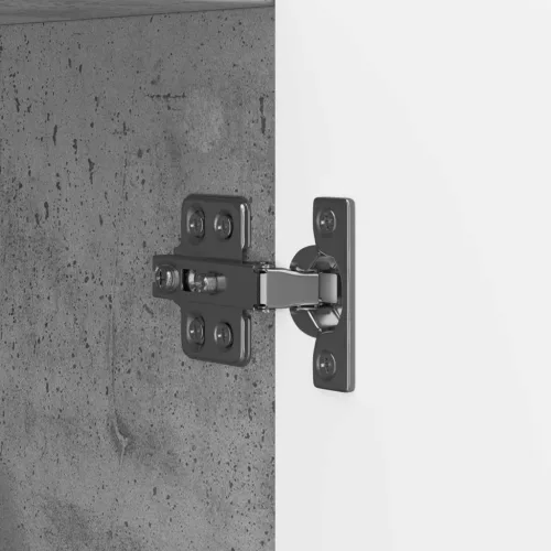  Széf Betonszürke 89 x 34,5 x 77 cm Szerelt Fa