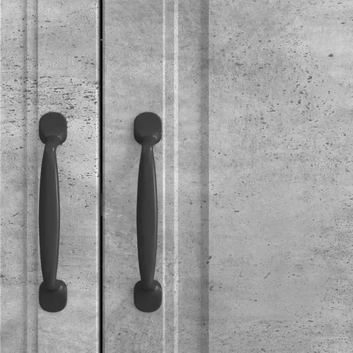  Széf Betonszürke 89 x 34,5 x 77 cm Szerelt Fa