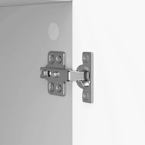  Széf Magasfényű Fehér 89 x 34,5 x 77 cm Szerelt Fa