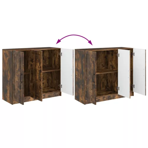  Széf Füstös Tölgy 89 x 34,5 x 77 cm Szerelt Fa