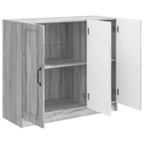  Széf Szürke Sonoma 89 x 34,5 x 77 cm Szerelt Fa