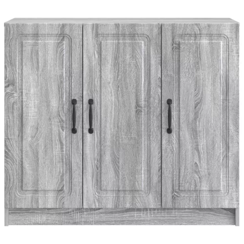  Széf Szürke Sonoma 89 x 34,5 x 77 cm Szerelt Fa