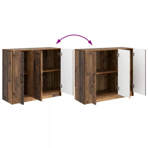  Széf Antik Fa 89 x 34,5 x 77 cm Szerelt Fa