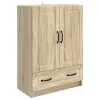  Széf fiókkal Sonoma Tölgy 66 x 34,5 x 92 cm Szerelt Fa