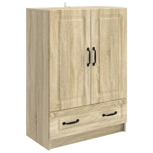  Széf fiókkal Sonoma Tölgy 66 x 34,5 x 92 cm Szerelt Fa