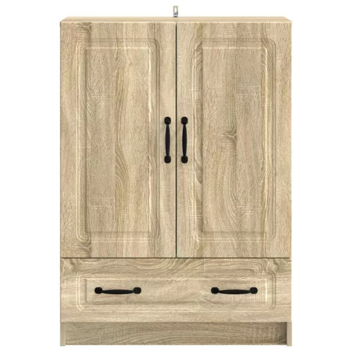  Széf fiókkal Sonoma Tölgy 66 x 34,5 x 92 cm Szerelt Fa