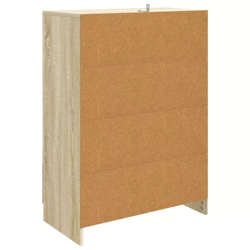  Széf fiókkal Sonoma Tölgy 66 x 34,5 x 92 cm Szerelt Fa