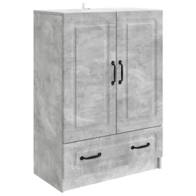  Széf fiókkal Betonszürke 66 x 34,5 x 92 cm Szerelt Fa