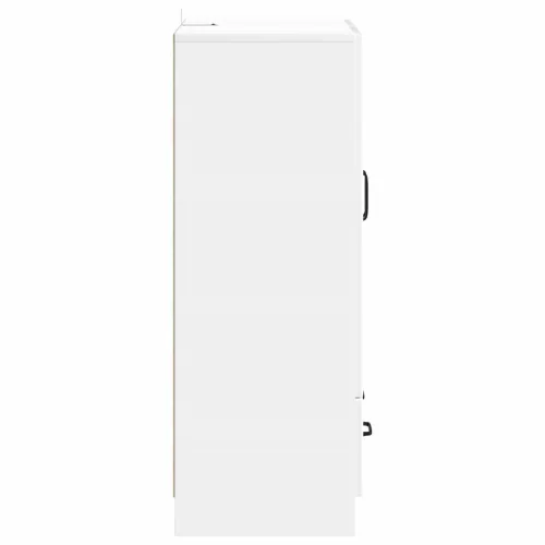  Széf fiókkal Magasfényű Fehér 66 x 34,5 x 92 cm Szerelt Fa