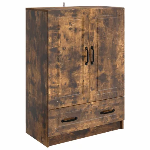  Széf fiókkal Füstös Tölgy 66 x 34,5 x 92 cm Szerelt Fa