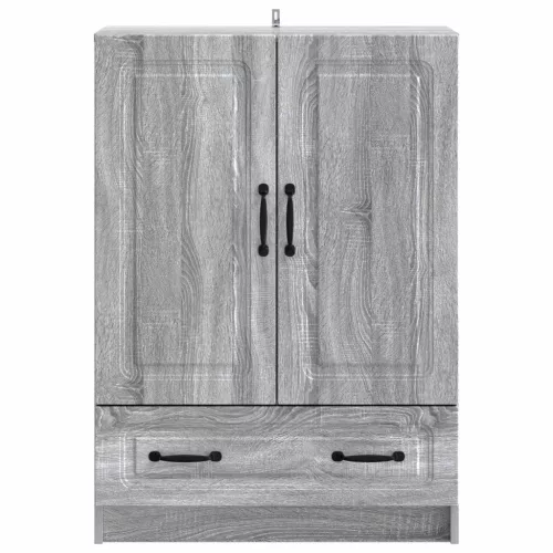  Széf fiókkal Szürke Sonoma 66 x 34,5 x 92 cm Szerelt Fa