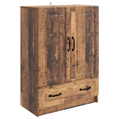  Széf fiókkal Antik Fa 66 x 34,5 x 92 cm Szerelt Fa