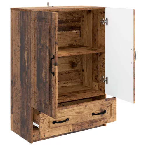  Széf fiókkal Antik Fa 66 x 34,5 x 92 cm Szerelt Fa