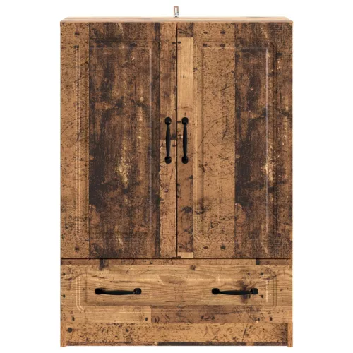  Széf fiókkal Antik Fa 66 x 34,5 x 92 cm Szerelt Fa