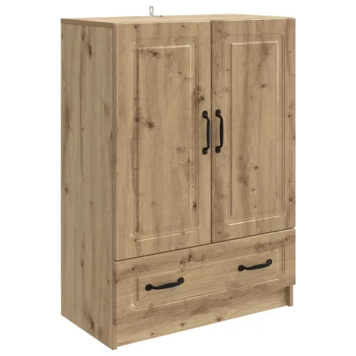  Széf fiókkal Kézműves Tölgy 66 x 34,5 x 92 cm Szerelt Fa