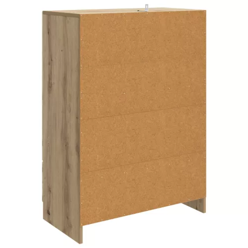  Széf fiókkal Kézműves Tölgy 66 x 34,5 x 92 cm Szerelt Fa