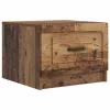  Dohányzóasztal fiókkal Antik Fa 49 x 50 x 37 cm Szerelt Fa