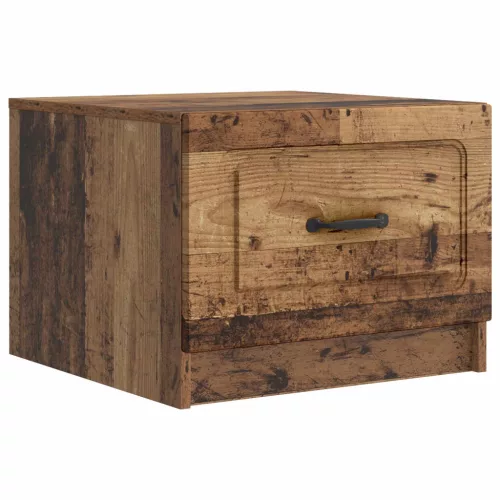  Dohányzóasztal fiókkal Antik Fa 49 x 50 x 37 cm Szerelt Fa