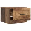  Dohányzóasztal fiókkal Antik Fa 49 x 50 x 37 cm Szerelt Fa