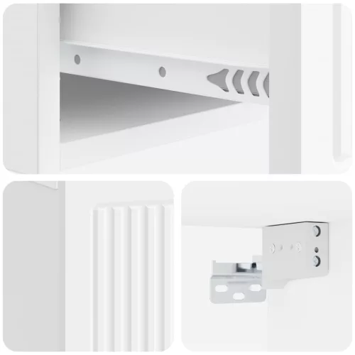  Éjjeliszekrény fiókkal 2 pcs Fehér 49 x 34,5 x 20 cm Szerelt Fa