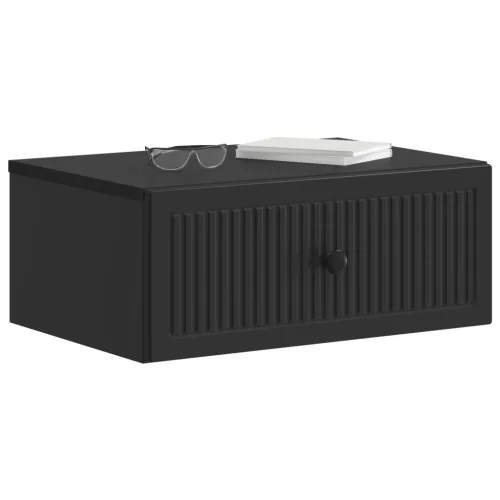  Éjjeliszekrény 2 pcs Fekete 49 x 34,5 x 20 cm Szerelt Fa