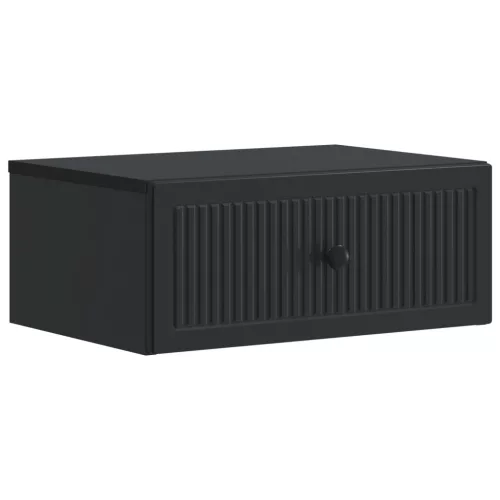  Éjjeliszekrény 2 pcs Fekete 49 x 34,5 x 20 cm Szerelt Fa